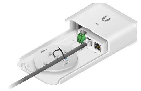 UBIQUITI Optical Data Power via DC In Port 2