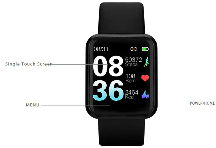 OPTA SB-251 Bluetooth Smart Watch-FIG2