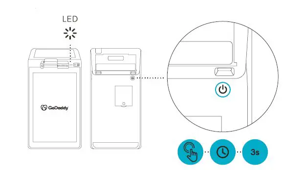 GoDaddy Poynt B Smart Terminal-FIG4