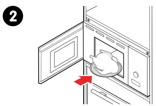 Using the microwave oven 