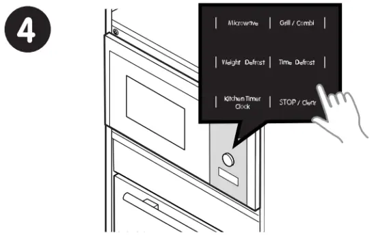 Using the microwave oven 