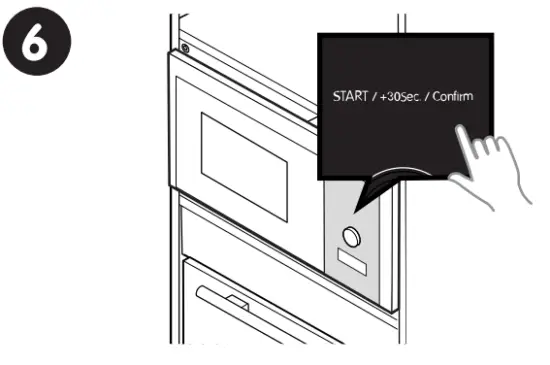 Using the microwave oven 
