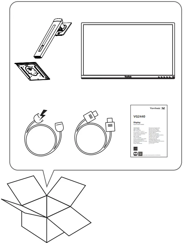 ViewSonic VG2440 24 Inch Full HD Ergonomic Business Monitor - FIG 4