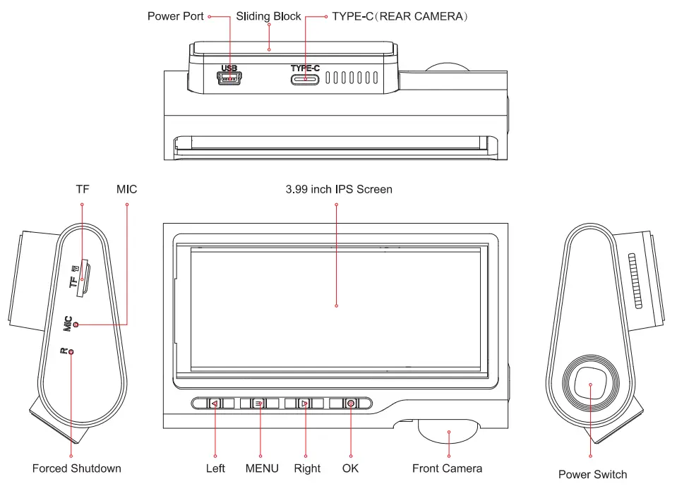 Rayfoto S800 4K Dash Cam - fig