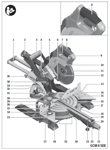 BOSCH-0601B19200-GCM-8-SDE-Professional-Sliding-Mitre-Saw-01