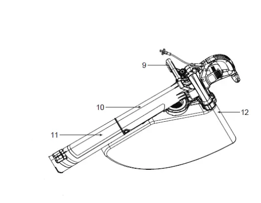 NAKAYAMA PRO EB3600 ELECTRIC BLOWER HOOD SHEET CRUSHER 2600W fig 5
