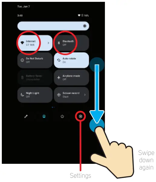 Wifi and Bluetooth Instruction