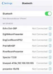 Personal Device Connections