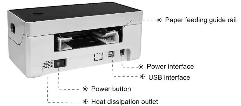 REKDOM WU550 Label Printer 3
