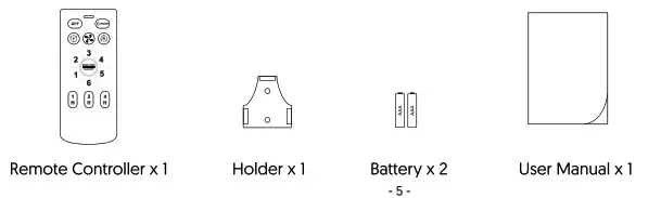 avatar Smart celing fan - accessories