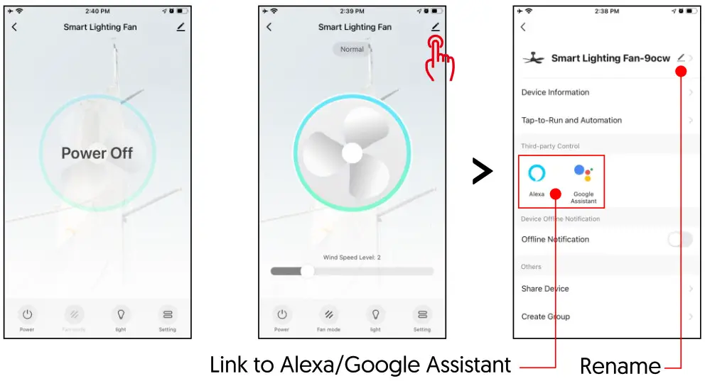 avatar Smart celing fan - c panal
