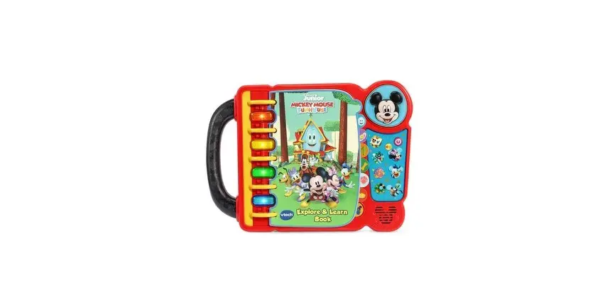 Vtech 80-554000 Mickey Mouse Funhouse Explore And Learn Book Instruction Manual
