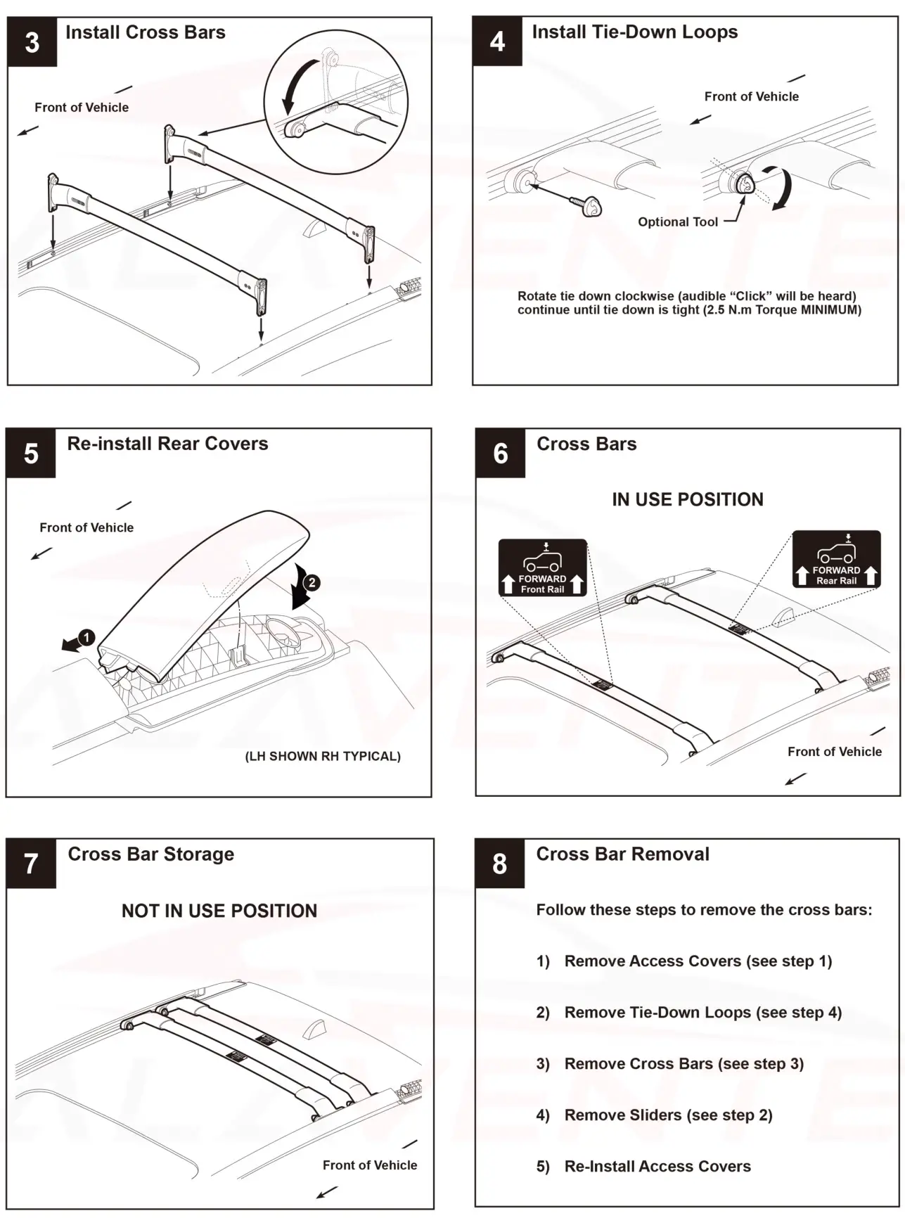 ALAVENTE Roof Rack Cross Bars - How to Install 2