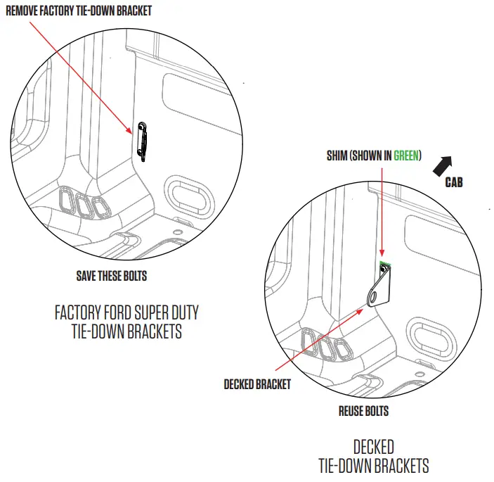 DECKED DS3 Ford Super Duty Truck Bed Storage System - Fig7