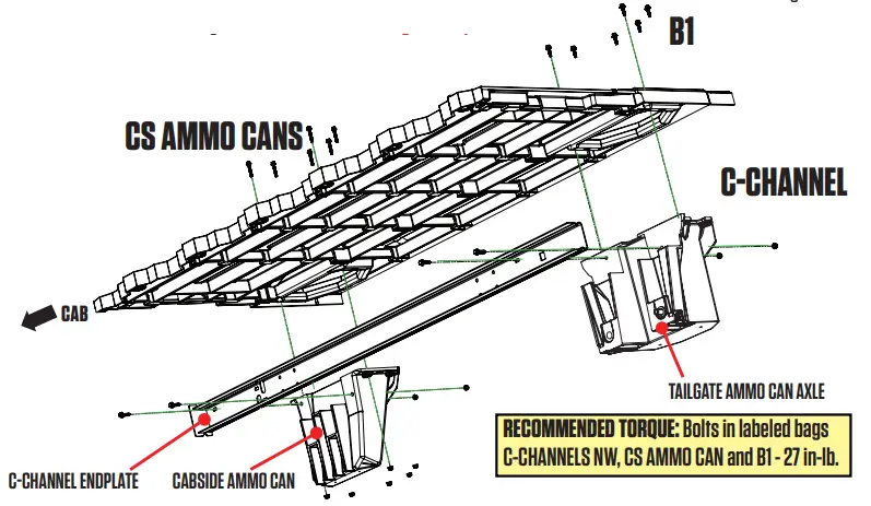 DECKED DS3 Ford Super Duty Truck Bed Storage System - Fig9