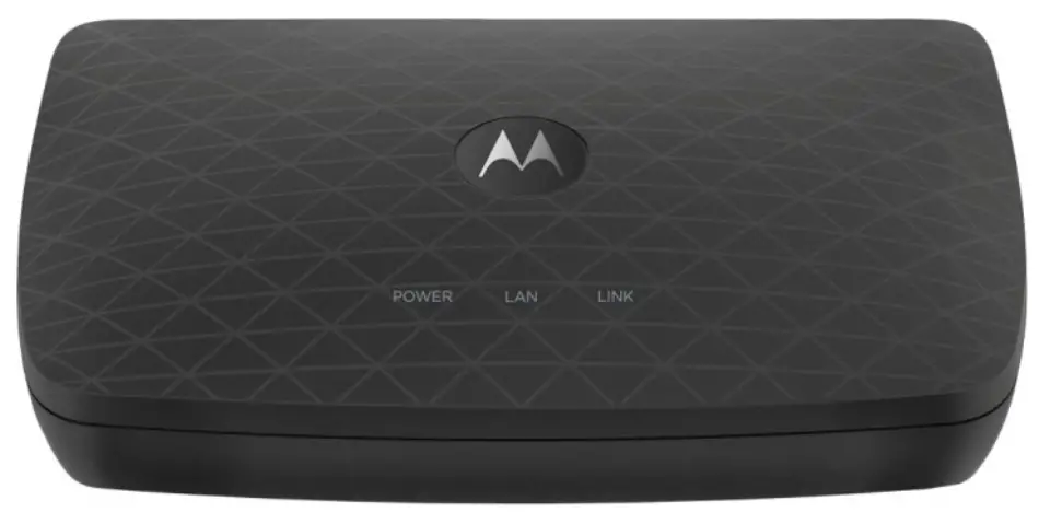 motorola MM1025 MoCA 2 5 Adapter with Ethernet over Coax -Top panel