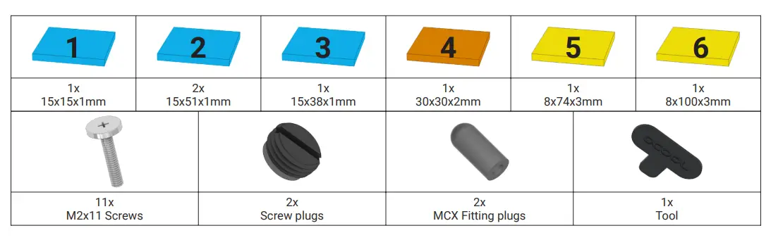 ALPHACOOL ACTIVE BACKPLATE 3090 FTW Eisblock Aurora GPX-N Acrylic Active Backplate fig 1