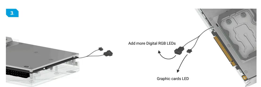 ALPHACOOL ACTIVE BACKPLATE 3090 FTW Eisblock Aurora GPX-N Acrylic Active Backplate fig 4