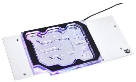ALPHACOOL ACTIVE BACKPLATE 3090 FTW Eisblock Aurora GPX-N Acrylic Active Backplate product