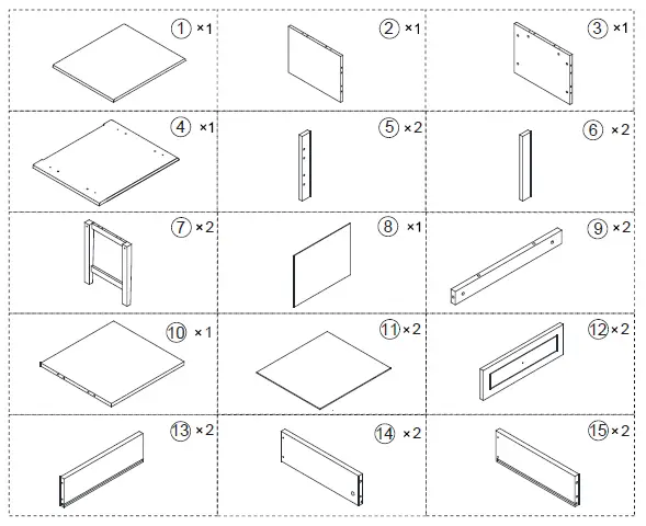HOMCOM-19-Inch-Black-Wood-End-Table-06