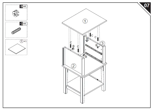 HOMCOM-19-Inch-Black-Wood-End-Table-14