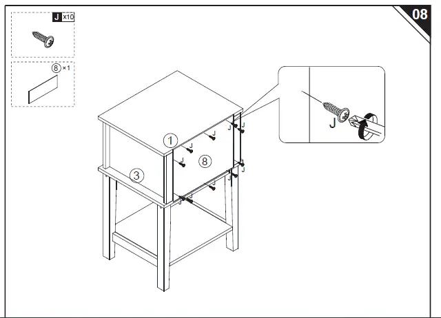 HOMCOM-19-Inch-Black-Wood-End-Table-15