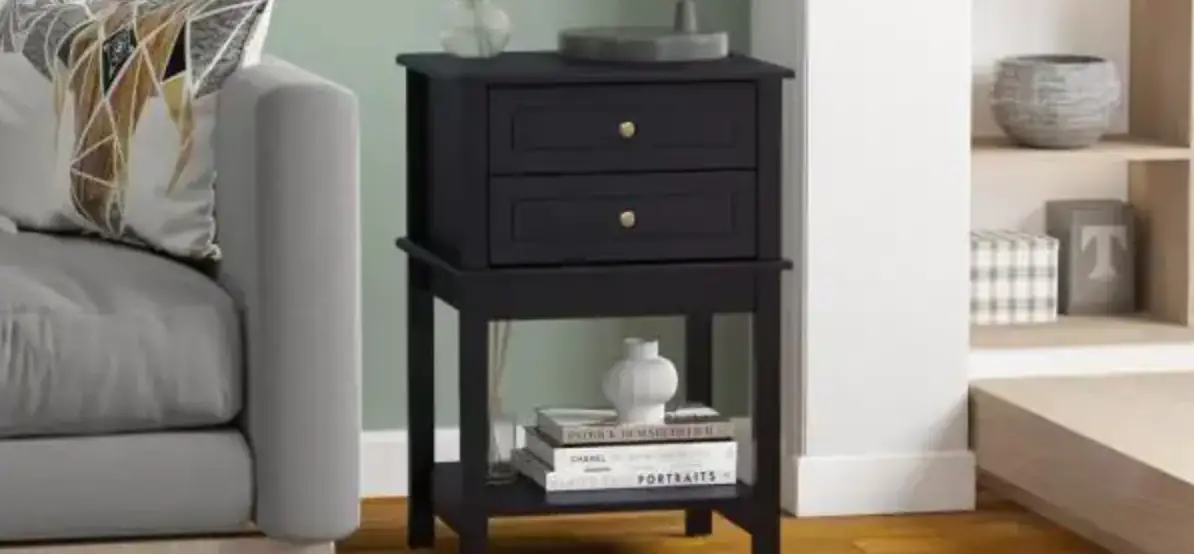 Homcom 19 Inch Black Wood End Table Instructions Homcom 19 Inch Black Wood End Table Instructions