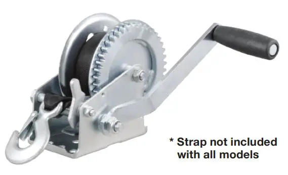 Curt 29424 Hand Winch Instruction Manual Curt 29424 Hand Winch Instruction Manual