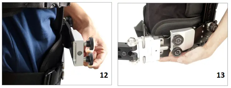 FLYCAM VSTA-II-AV Stabilizer Arm & Vest - Arm Setup