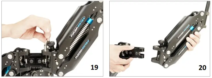 FLYCAM VSTA-II-AV Stabilizer Arm & Vest - Pull the