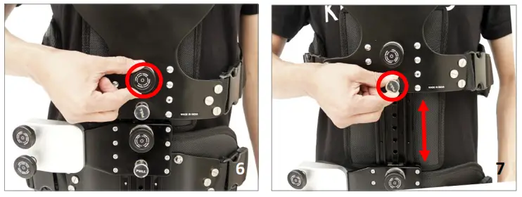 FLYCAM VSTA-II-AV Stabilizer Arm & Vest - hest plate