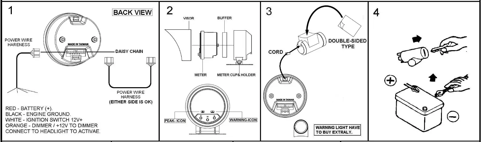 Prosport Gauges Electrical Gauge - fig 3