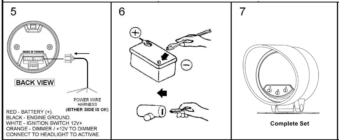 Prosport Gauges Electrical Gauge - fig 4