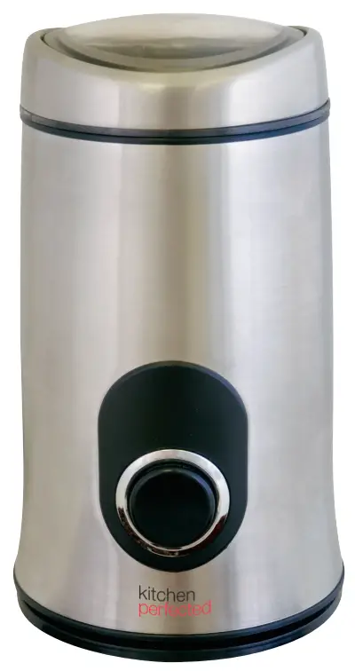KITCHENPERFECTED E5602SS 150w 50g Spice Coffee Grinder Brushed Steel -