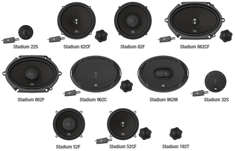 JBL B08ZSZ5KDV Stadium 862F Car Audio Speakers - 5