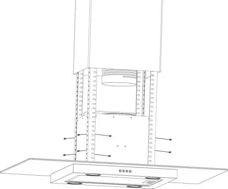 Hoover HTSI9CBK5XWIFI Cooker Hoods built in island and wall mounted - CEILING MOUNTING INSTALLATION 5