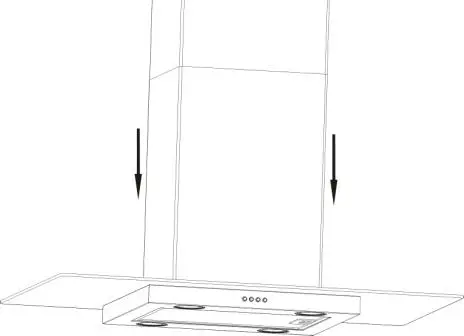 Hoover HTSI9CBK5XWIFI Cooker Hoods built in island and wall mounted - CEILING MOUNTING INSTALLATION 6