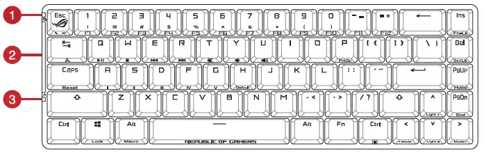 ASUS M601 ROG Falchion Wireless Keyboard 08