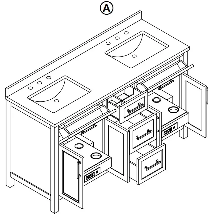 BRINKHAVEN 72AG =-W - DRAWER C