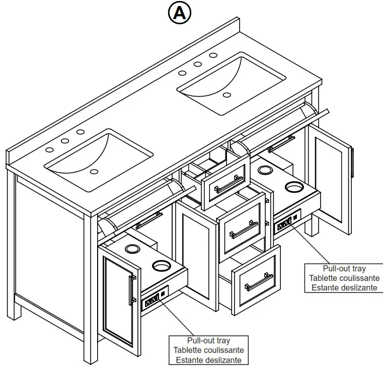 BRINKHAVEN 72AG =-W - DRAWER a