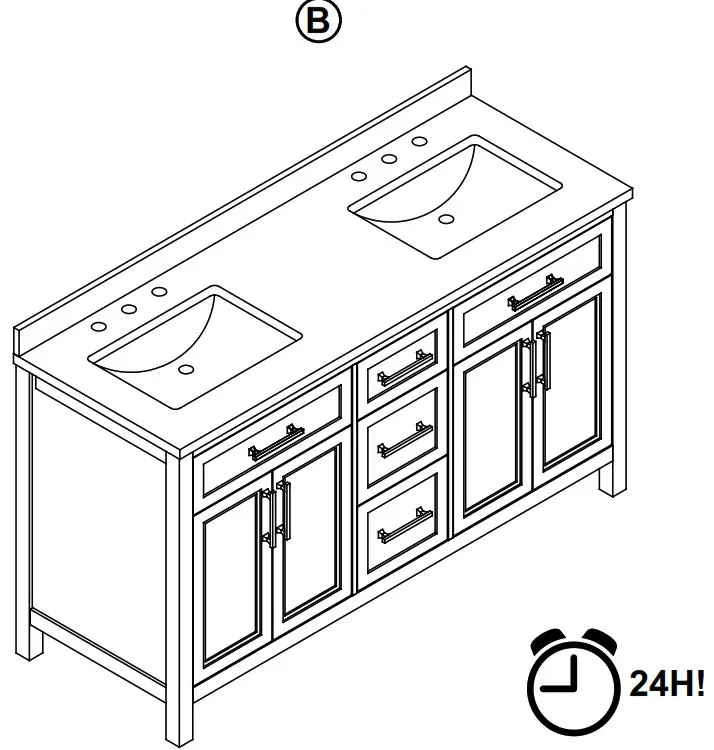 BRINKHAVEN 72AG =-W - GB Allen+Roth - INSTALLATION b
