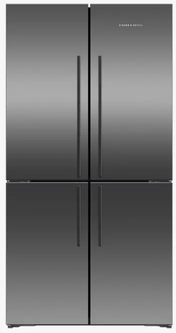 FISHER PAYKEL RF605QDVB2 90.5cm Freestanding Quad Door Refrigerator Freezer-fig1