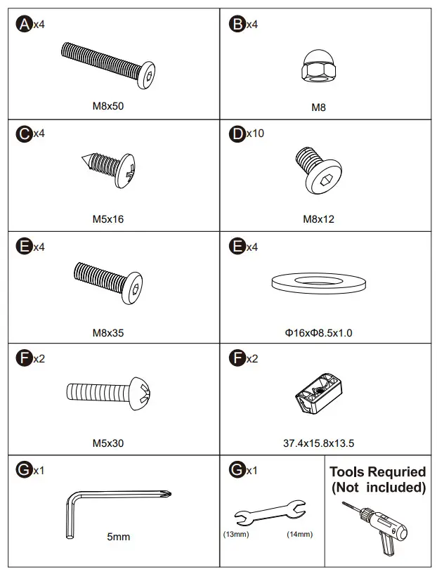 FITUEYES F01F1461L TV Stand with Mount - Figure 2