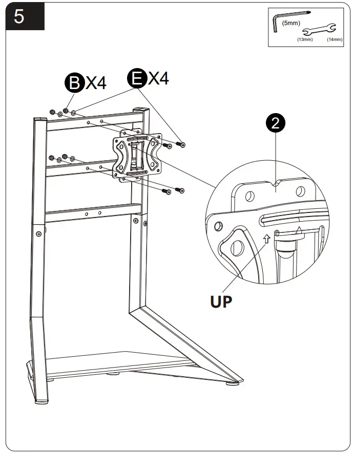 FITUEYES F01F1461L TV Stand with Mount - Figure 9