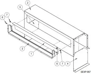 EXHAUST DAMPER ASSEMBLY