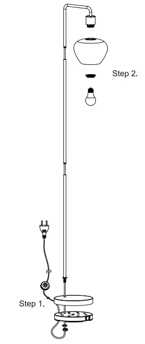 NOVA LIFE KELLY Interior Floor Lamp - Fig 3