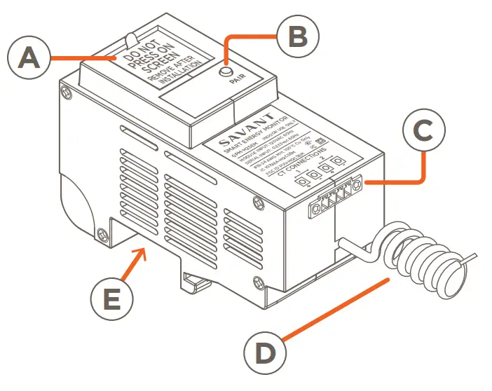 SAVANT GPM H25SEM Smart Energy Monitor - Descriptions