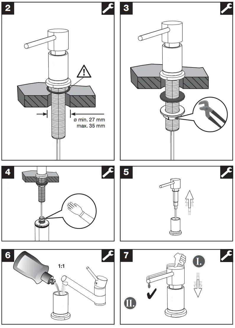 BLANCO LATO Washing Up Liquid Dispenser fig 3