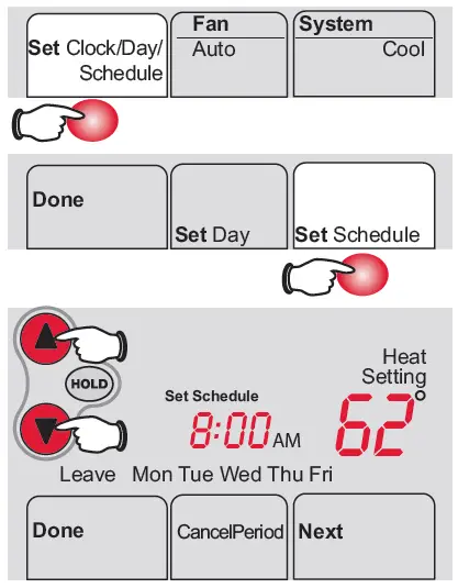 Honeywell-6000-Programmable-Digital-Thermostat-fig-4