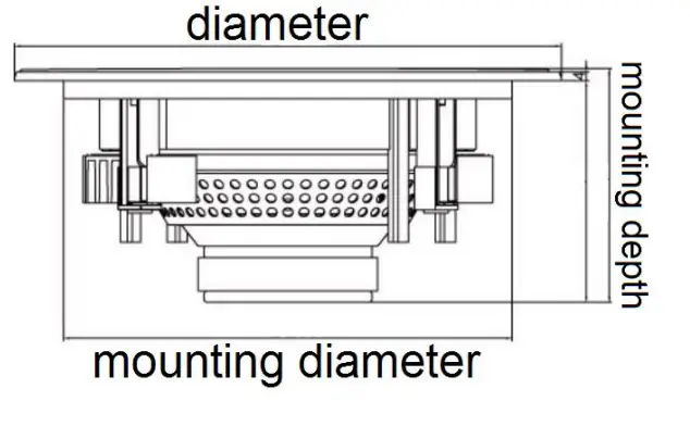 Power Dynamics Professional Audio WCS Series Ampl Ceiling Speaker WIFI BT - OVERVIEW